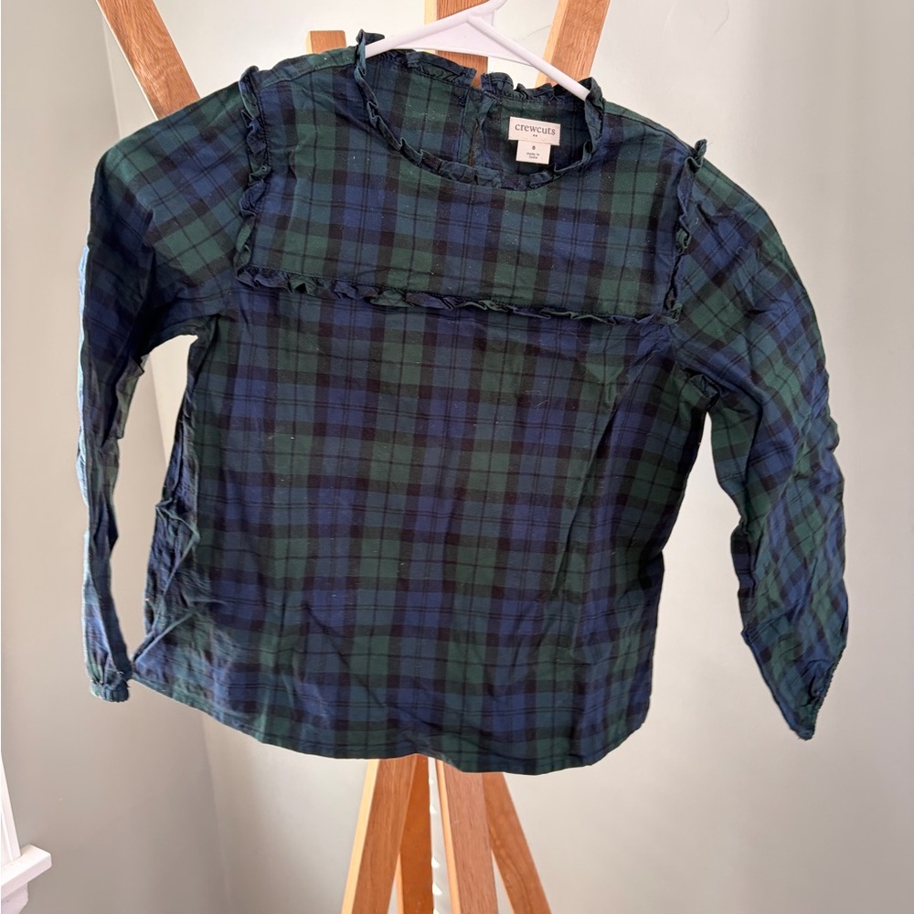 Crewcuts Plaid Shirt size 8
